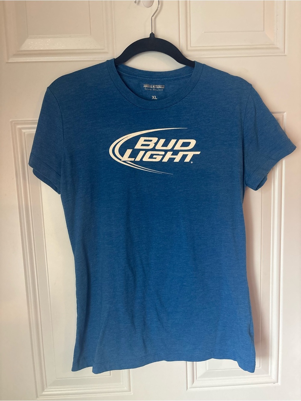 Woman’s  Blue Bud Light Logo T‑Shirt